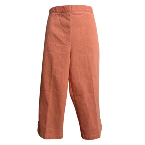 Alfred Dunner Coral Crop Pull-on Stretch Pants Size 10 - Picture 3 of 14